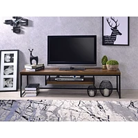 Streamdale Furniture Bob Tv Stand In Weathered Oak