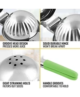 Lemon Squeezer Stainless Steel with Premium Heavy Duty Solid Metal Bowl