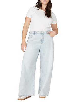 Eloquii Plus The Yvette Rigid Wide Leg Jean