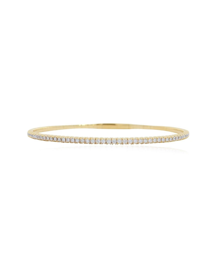 The Lovery Flexible Diamond Tennis Bangle