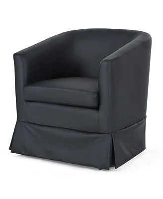 Simplie Fun 27.36" Wide Swivel Chair