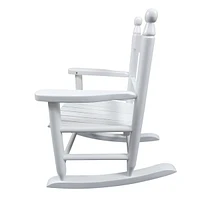 Children's Rocking White Chair- Indoor Or Outdoor - Suitable For Kids-Durable