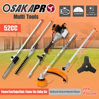 52CC 10-In-1 Gas Pole Saw & Garden Tool System