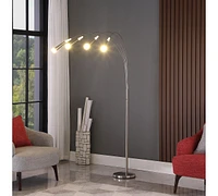72" Kiery 4 Arm Aluminum Led Arc Floor Lamp