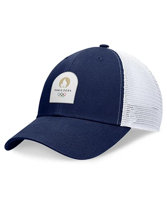 Fanatics Men's Navy/White Paris 2024 Summer Olympics Adjustable Hat