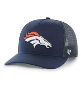 47 Brand Men's Navy Denver Broncos Mesh Hitch Trucker Adjustable Hat