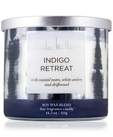 Nicole Miller Indigo Retreat Candle, 14.5 oz.