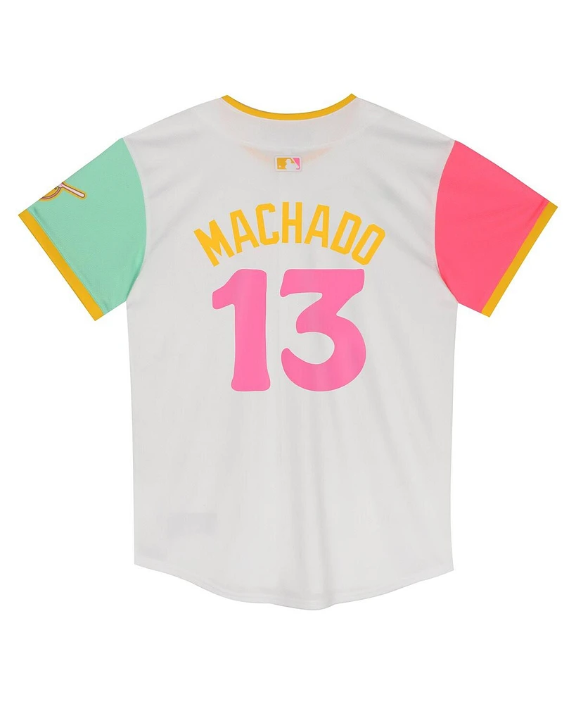 Nike Preschool Manny Machado White San Diego Padres City Connect Limited Player Jersey