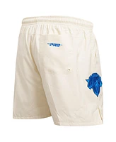 Pro Standard Men's Cream New York Knicks Triple Tonal Woven Shorts