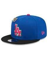 New Era Men's Royal/Black Los Angeles Dodgers Watermelon Big League Chew Flavor Pack 9FIFTY Snapback Hat