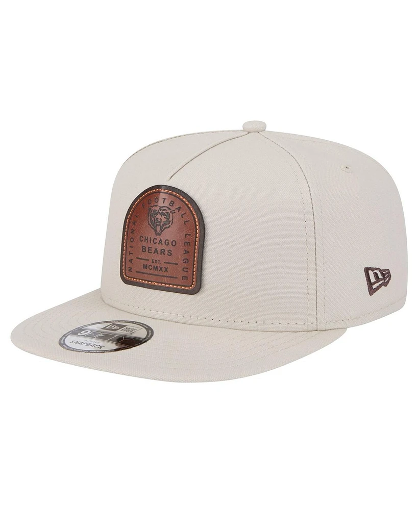 New Era Men's Stone Chicago Bears Premier 9FIFTY Snapback Hat