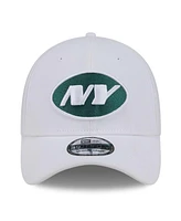 New Era Men's White York Jets Nfl Iced Ii 39THIRTY Flex Hat