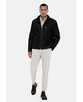 Furniq Uk Men's Shearling Jacket