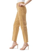 Jessica Simpson Women's Straight-Leg Cargo Ankle Pants