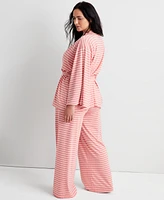 State of Day Women's 3-Piece. Fluid-Knit Pajama Set, Created for Macy's