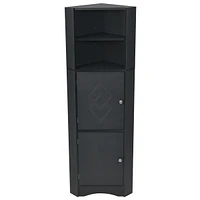 Corner Bathroom Cabinet with Adjustable Shelves