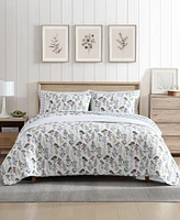 Eddie Bauer Flower Field Reversible Piece Quilt Set