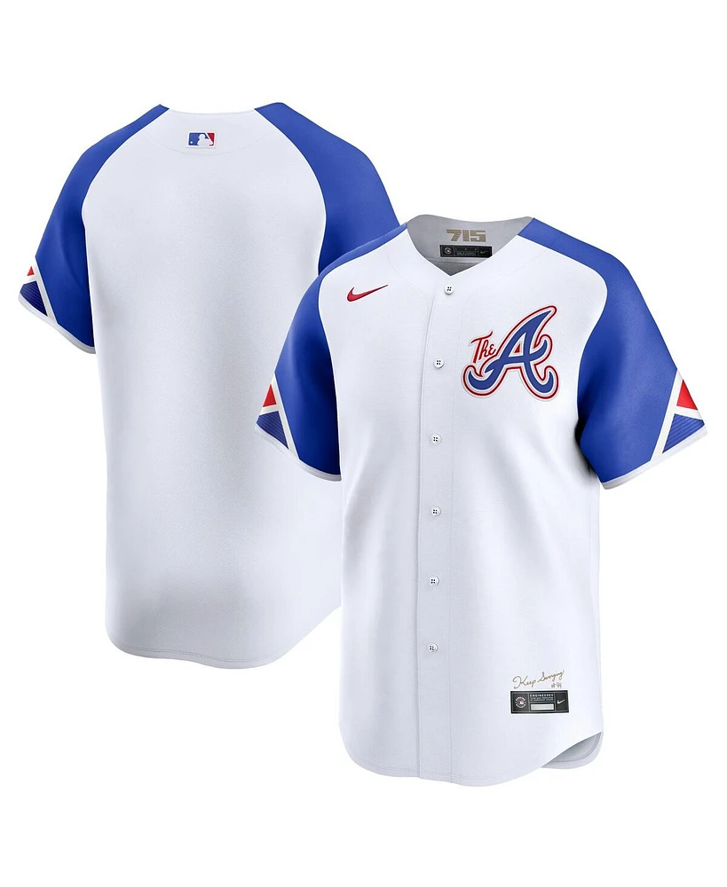 Nike Men's White Atlanta Braves City Connect Limited Jersey