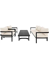 Outdoor Steel Sofa Set, Waterproof and Anti-uv