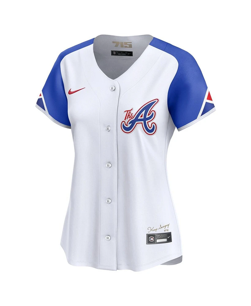 Nike Women's White Atlanta Braves City Connect Limited Jersey