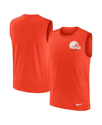 Nike Men's Orange Cleveland Browns Muscle Tank Top