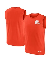 Nike Men's Orange Cleveland Browns Muscle Tank Top
