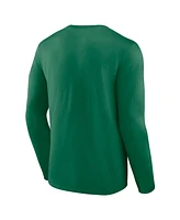 Fanatics Men's Kelly Green Philadelphia Eagles Gridiron Classics Retro Block Long Sleeve T-Shirt