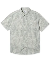 Quiksilver Men's Hi Fern Days Regular-Fit Frond-Print Button-Down Shirt