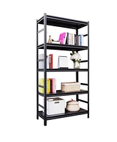 Simplie Fun 5-Tier Adjustable Metal Shelving - 2000 Lbs Load, H63 x W31.5 x D15.7