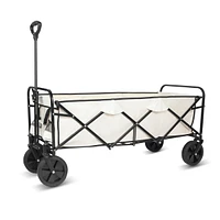 Streamdale Furniture Folding Utility Wagon with Anti-Slip Wheels