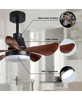 Streamdale Furniture Small 28" Ceiling Fan with Lights and Remote-Control