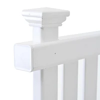 Privacy Screen Panels Kit Air Conditioner Trash Can Enclosure Vinyl White Color
