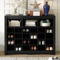 Sleek 24 Shoe Cubby Console & Sideboard