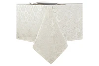 Kate Aurora Regency Collection Raised Jacquard Damask Fabric Tablecloth