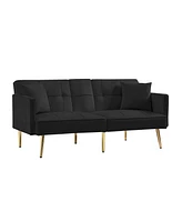 Simplie Fun Velvet Sofa Bed