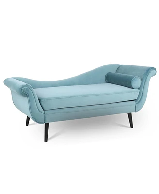 Streamdale Furniture Chaise Lounge With Scroll Arms Ii