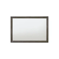 Streamdale Furniture Escher Mirror, Gray Oak