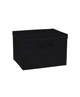 Household Essentials Wide Storage Box with Lid