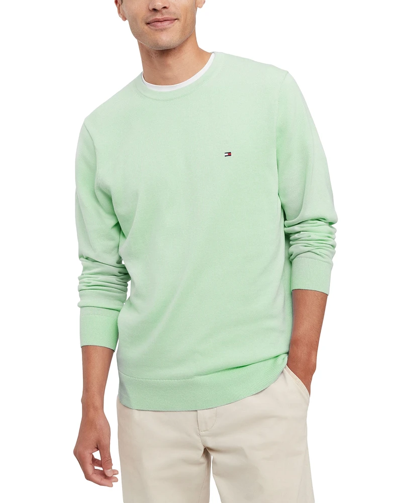 Tommy Hilfiger Men's Essential Solid Crew Neck Sweater