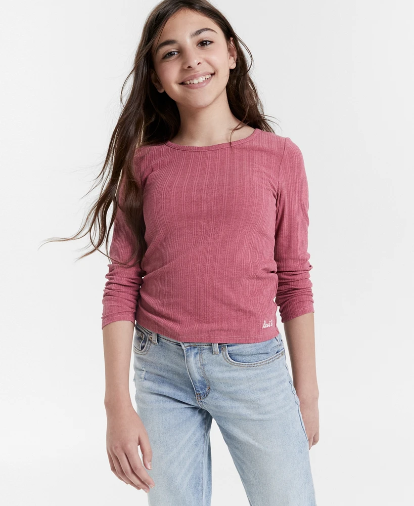 Levi's Big Girls Rib Knit Top