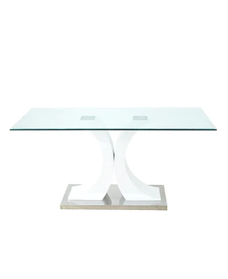 Simplie Fun Elegant, durable glass table for living room