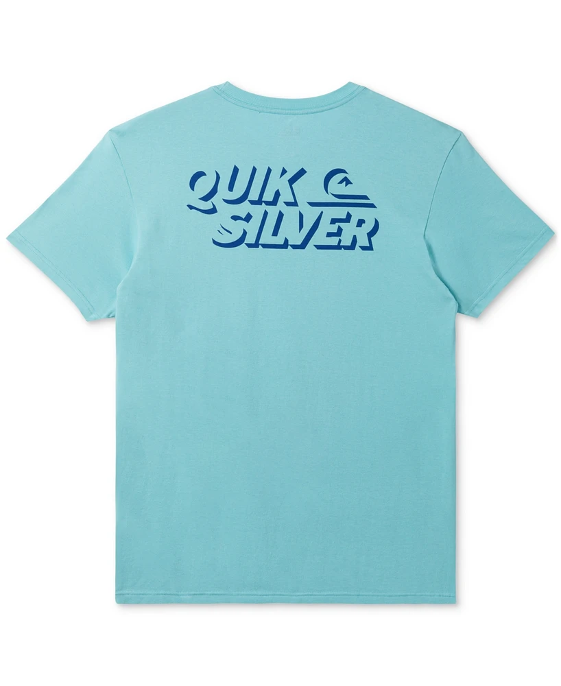 Quiksilver Men's Shadow Knock Regular-Fit Logo Graphic T-Shirt - Bha0