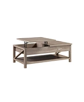 Streamdale Furniture Coffee Table Dark Taupe