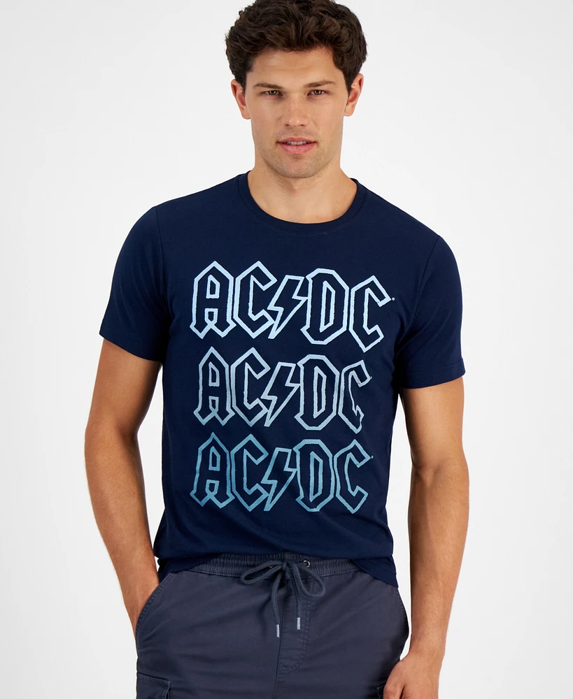 Sun + Stone Men's Ac/Dc Regular-Fit Graphic T-Shirt, Created for Macy's