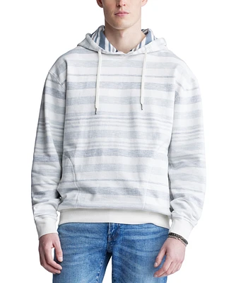 Buffalo David Bitton Men's Fazel Striped Long Sleeve Hoodie