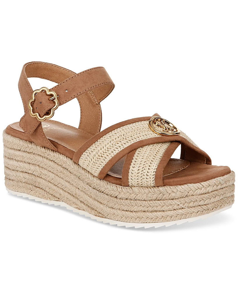 Sam and Libby Women's Corrinne Espadrille Platform Wedge Sandals