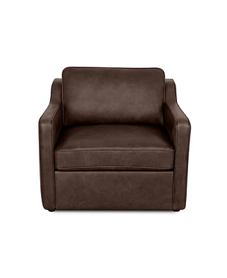 Rutherford Home Bari 36" Leather Swivel Chair