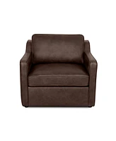 Rutherford Home Bari 36" Leather Swivel Chair