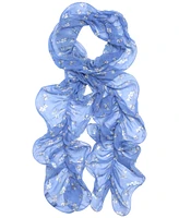 Lauren Ralph Lauren Floral Ruffle Scarf