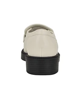 Calvin Klein Women's Zinna Almond Toe Casual Embellished Loafers